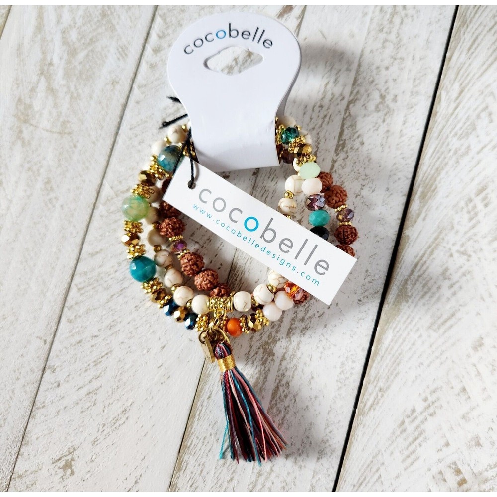 Cocobelle Ojan Set of Three New With Tag Boho Beachy Bracelets NWT